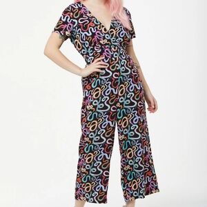 Joanie Snake Print Jumpsuit